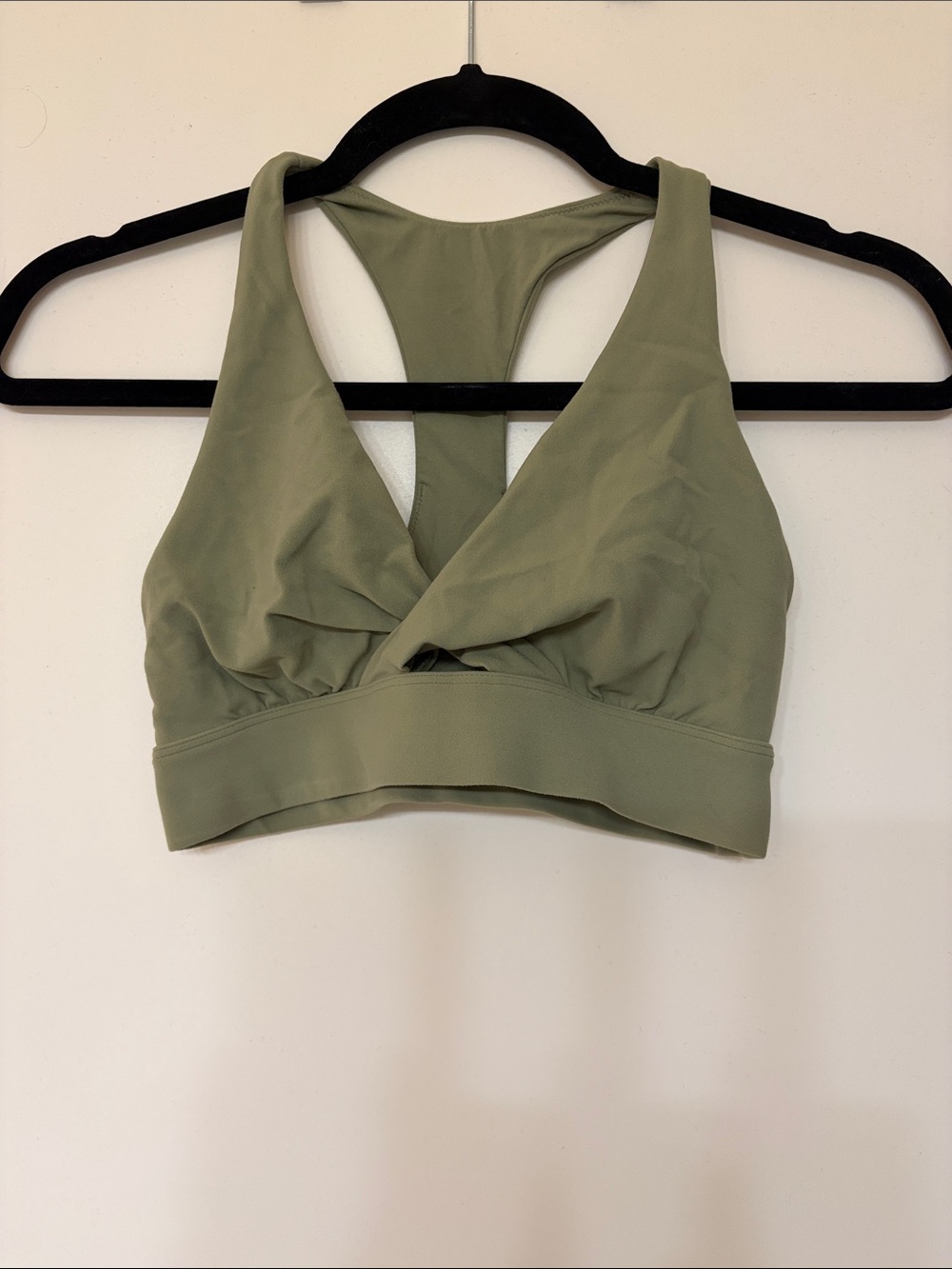 Olive Green Cross-Front lululemon Sports Bra size 4